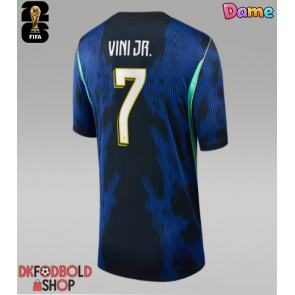 Brasilien Vinicius Junior #7 Udebanetrøje Dame VM 2026 Kort ærmer Brasilien Vinicius Junior #7 Udebanetrøje Dame VM 2026 Kort ærmer